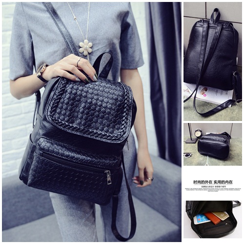 B2889 IDR.149.000 MATERIAL PU SIZE L27XH33XW13CM WEIGHT 700GR COLOR BLACK