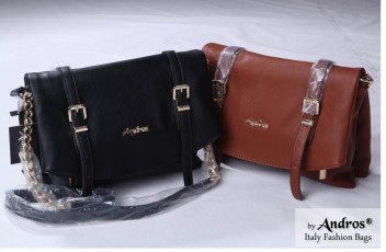 AB7944#BROWN Tas Branded ANDROS