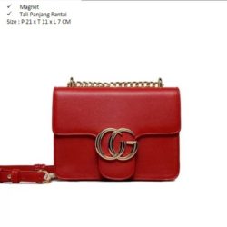 B1144-red Clutch Bag Elegan