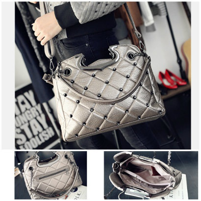 B1377-IDR.189.000-MATERIAL-PU-SIZE-L33XH25XW11CM-WEIGHT-850GR-COLOR-SILVER