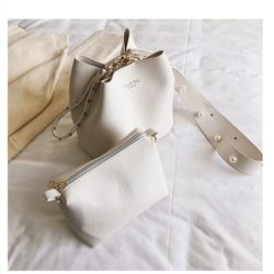 B18130-white Pingo Bag Fashion Korea Import 2in1