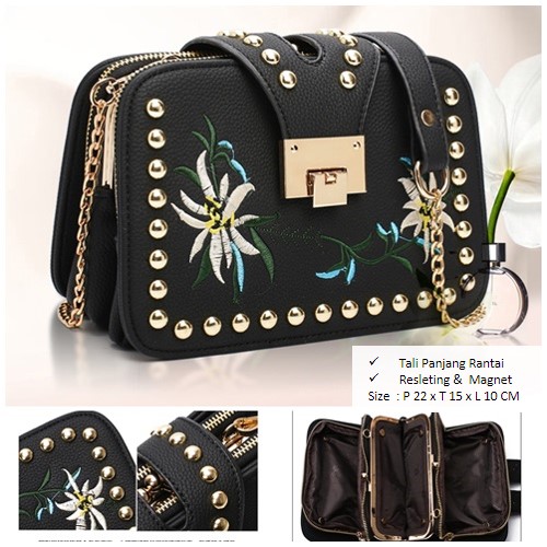 B198 IDR.159.000 MATERIAL PU SIZE L22XH15XW10CM WEIGHT 650GR COLOR BLACK