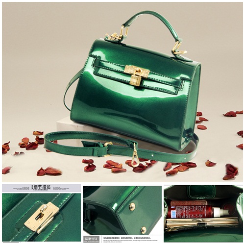 B2173 IDR.162.000 MATERIAL PU SIZE L20XH15XW11CM WEIGHT 650GR COLOR GREEN