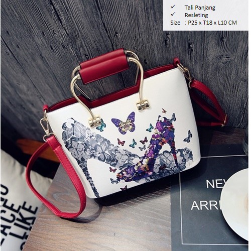 B2566 IDR.165.000 MATERIAL PU SIZE L25XH18XW10CM WEIGHT 700GR COLOR RED