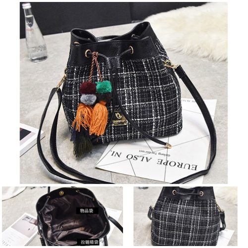 B29851 MATERIAL CLOTH SIZE L25XH24XW12CM WEIGHT 600GR COLOR BLACK