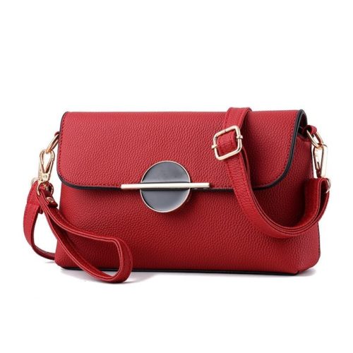 B618-red Clutch Bag Pesta Elegan Wanita