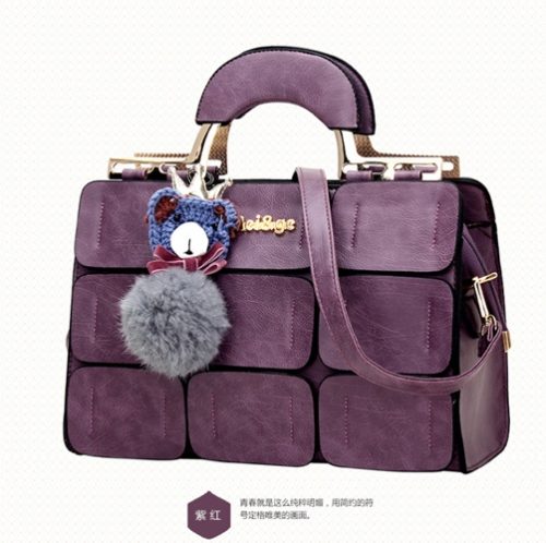 B632 MATERIAL PU SIZE L32XH22XW13CM WEIGHT 900GR COLOR PURPLE
