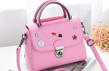 B6763-pink Tas Fashion Modis Korea