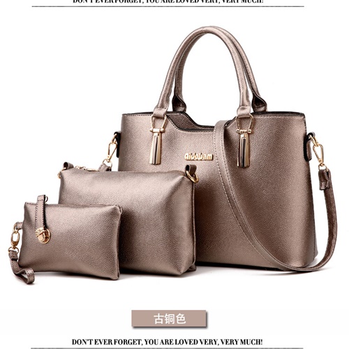 jual b7660 silver tas import set 3in1 grosirimpor jual b7660 silver tas import set 3in1 grosirimpor