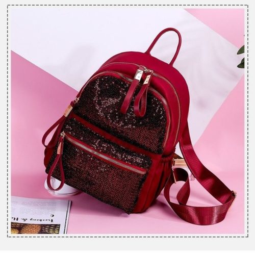 B813479 IDR.149.000 MATERIAL SEQUIN SIZE L26XH31XW14CM WEIGHT 500GR COLOR RED