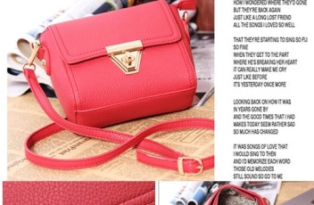 B8404 IDR.169.000 MATERIAL PU SIZE L18XH14XW6CM WEIGHT 450GR COLOR RED