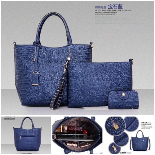 B879 (3in1) MATERIAL PU SIZE L26XH26XW12CM WEIGHT 1100GR COLOR BLUE