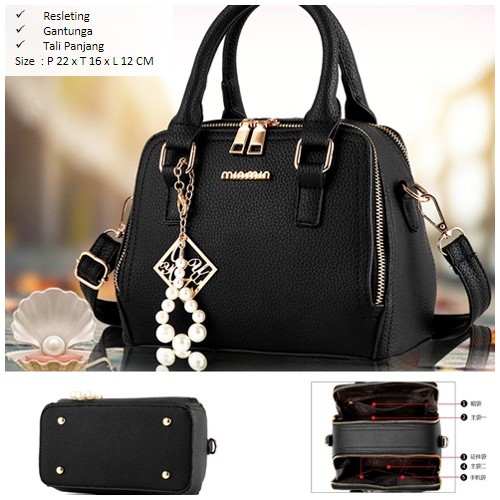 B937 IDR.166.000 MATERIAL PU SIZE L22XH16XW12CM WEIGHT 600GR COLOR BLACK