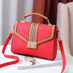 B961-red Handbag Import Elegan Wanita