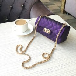 BBOM1081SMALL MATERIAL JELLY SIZE L18XH10XW6.5CM WEIGHT 400GR COLOR PURPLE