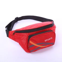BOM005-red Waist Bag Sports Unisex Polyester