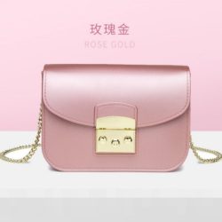 BOM1070-pinkgold Tas Jelly Import Elegan