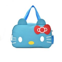 BOM58698-blue Tas Travel Hello Kitty Besar Lucu Import