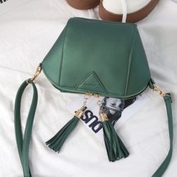 BOM81406-green Tas Selempang Mini Fashion Cantik