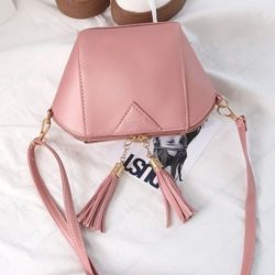 BOM81406-pink Tas Selempang Mini Fashion Cantik