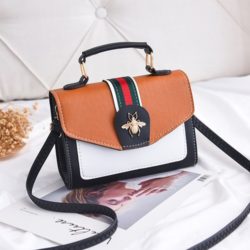 BOM8547-brown Tas Handbag Selempang Fashion Import