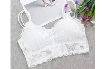 BR8814-white Bra Import Lace Cantik Free Size