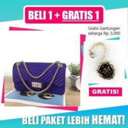 BTH1082BIG IDR.49.000 MATERIAL JELLY SIZE L22XH12XW6CM WEIGHT 650GR COLOR PURPLE