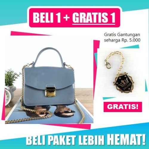 BTH1088 IDR.38.000 MATERIAL JELLY SIZE L17XH12XW7CM WEIGHT 550GR COLOR LIGHTBLUE