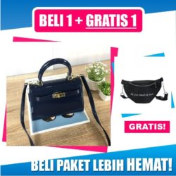 BTH45304-blue B1G1 Tas Jelly + Sling Bag Import