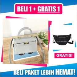 BTH45304-gray B1G1 Tas Jelly + Sling Bag Import