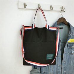BTH7044-black Tote Bag Stylish Kekinian Import