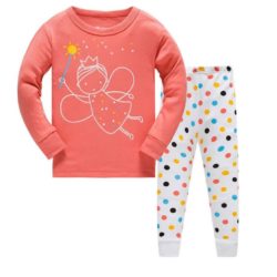 C1090-pinkfairy Setelan Baju Tidur Anak Lucu Nyaman Terbaru
