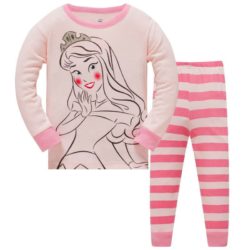 C1090-pinkprincess Setelan Baju Tidur Anak Lucu Nyaman Terbaru