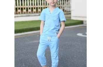 C094-blue Baju dan Celana Set Fashion Import Anak