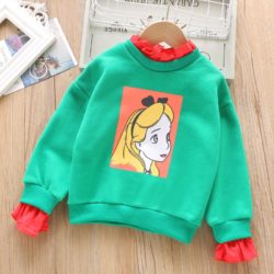 C1116-green Sweater Anak Import Unisex