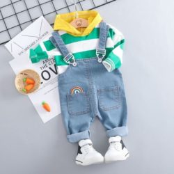 C1617-green Baju Setelan Anak Keren Baju + Jumpsuit Keren Import
