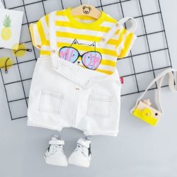 C1739-yellow Baju Anak Cantik + Jumpsuit Lucu