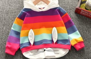 C19020-asphoto Sweater Rainbow Anak Imut Terbaru