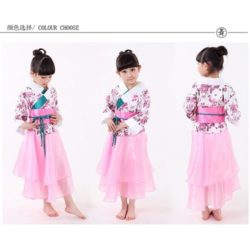 C198-pink Gaun Anak Cewek Korean Style Imut