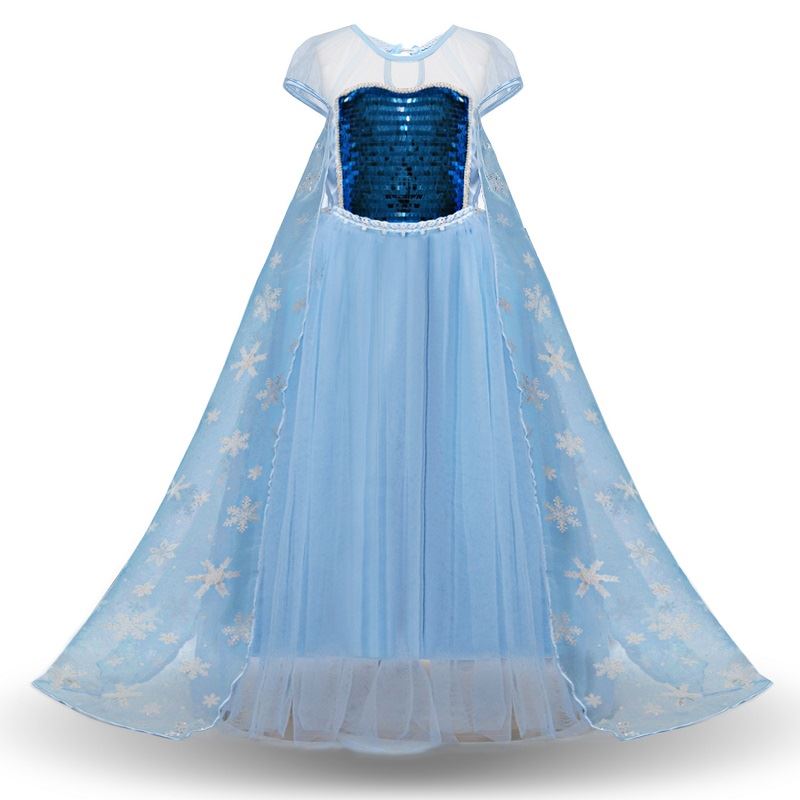 Jual C66135 blue Gaun Pesta  Anak  Perempuan Cantik  Terbaru 