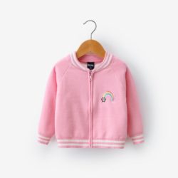 C829-pink Jaket Sweater Anak Keren Import
