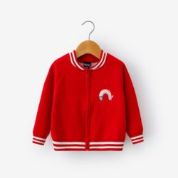C829-red Jaket Sweater Anak Keren Import