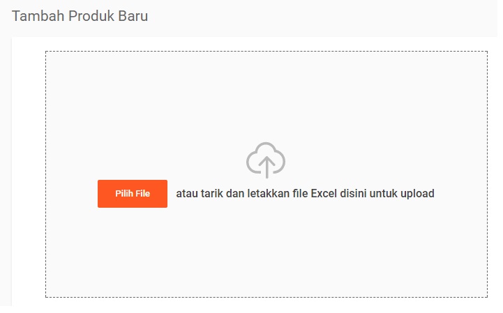 Cara Shopee Mass Update Step 3 - Pilih File