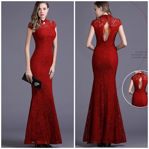 D22586 IDR.149.000 MATERIAL LACE-LENGTH130CM,BUST90CM WEIGHT 300GR COLOR RED