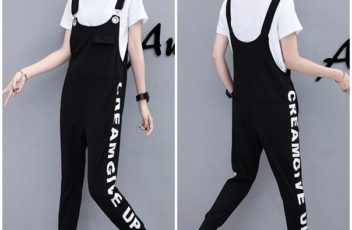 LS12916-black Baju Jumpsuit Wanita Cantik Import