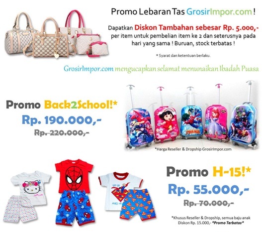 Promo Tas Fashion Import Lebaran