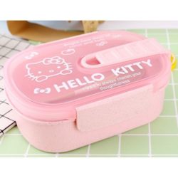 SFT00111-pink Kotak Bekal Hello Kitty Lucu Terbaru