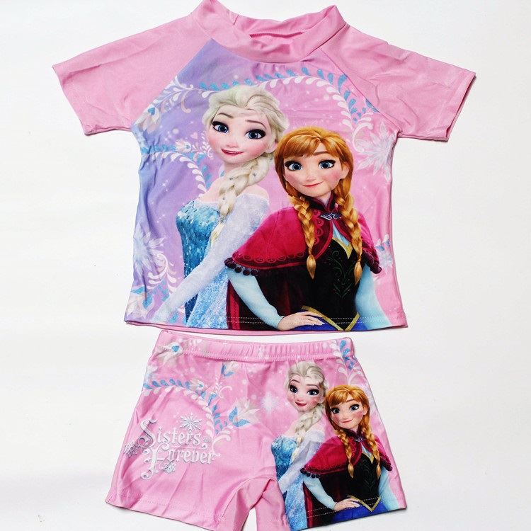 Jual SFT225 frozen  Baju  Renang  Anak Set Celana Pendek 