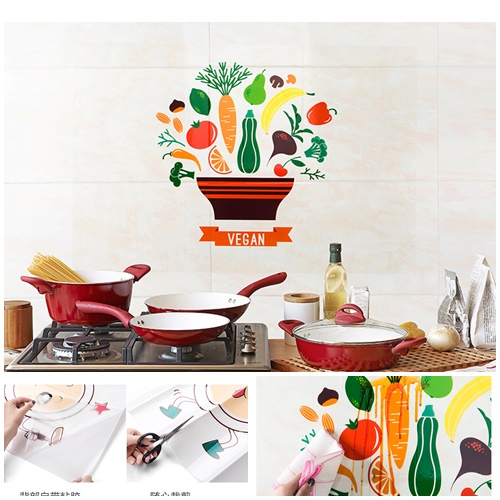 Jual Sft2510 Vegan Stiker Wallpaper Dapur Lucu Grosirimpor Sft2510 Vegan Stiker Wallpaper Dapur Lucu