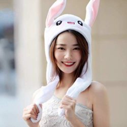 SFT868-whiterabbit Bunny Hat Lucu Kekinian Import
